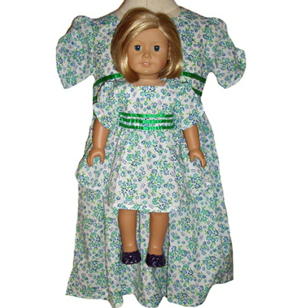 Cabbage Patch Doll Clothes Fits 16 Girl Doll Includes One Mint Floral Dress Spring No Doll! 